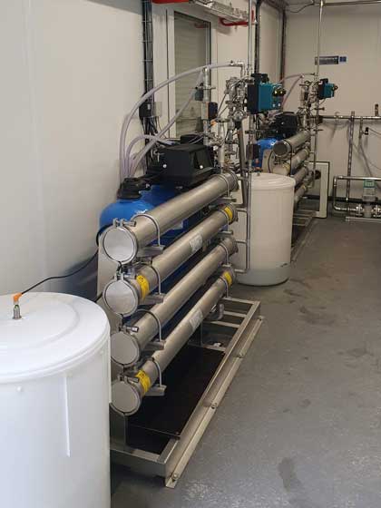 Entmineralisiertes Wasser WSL Pfynwald Umkehrosmose