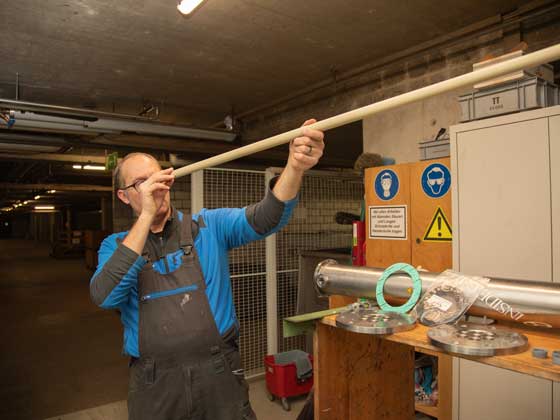 Ultrafiltration BLS-Oberburg Kontrolle Keramikfilter Juerg Lehmann